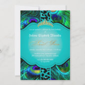 PixDezines pauock+cheetah/zoete zestien Kaart (Achterkant)