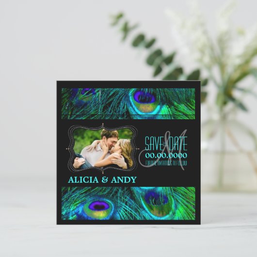 PixDezines pauock/diy events+background Save The Date (Staand voorkant)