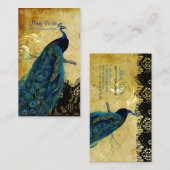 PixDezines  pauock+lace/diy fonts Visitekaartje (Voorkant / Achterkant)