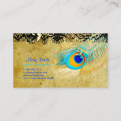 PixDezines pauock+lace/diy fonts Visitekaartje (Achterkant)