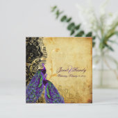 PixDezines  pauock+lace+filigree zwemmen Kaart (Staand voorkant)