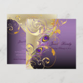 PixDezines pauock pizzazz filigree+swirls/DIY Kaart (Voorkant / Achterkant)