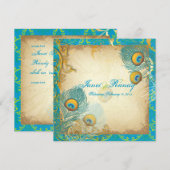 PixDezines pauock veren/aqua/turquoise (Voorkant / Achterkant)