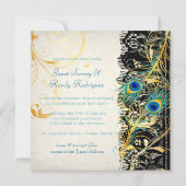 PixDezines pauock veren/aqua/turquoise Kaart (Achterkant)