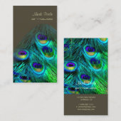 PixDezines pauock vether/psychedelic Visitekaartje (Voorkant / Achterkant)