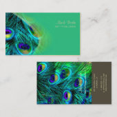 PixDezines pauock vether/psychedelic Visitekaartje (Voorkant / Achterkant)