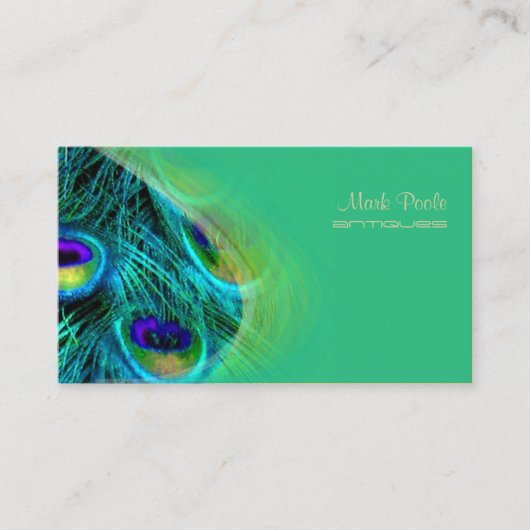 PixDezines pauock vether/psychedelic Visitekaartje (Voorkant)