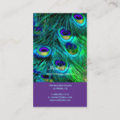 PixDezines pauock vether/psychedelic Visitekaartje (Achterkant)