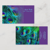 PixDezines pauock vether/psychedelic Visitekaartje (Voorkant / Achterkant)