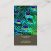 PixDezines pauock vether/psychedelic Visitekaartje (Achterkant)