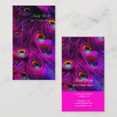 PixDezines pauock vether/psychedelic Visitekaartje (Voorkant / Achterkant)