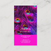 PixDezines pauock vether/psychedelic Visitekaartje (Achterkant)