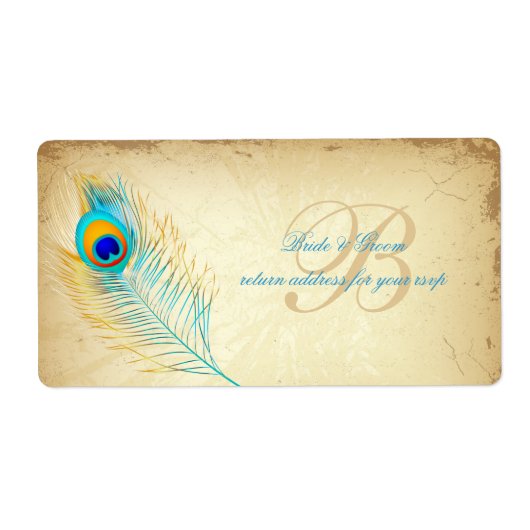 PixDezines pauw/DIY achtergrond kleur Etiket (Voorkant)