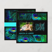 PixDezines pauw/diy evenementen+achtergrond Save The Date (Voorkant / Achterkant)