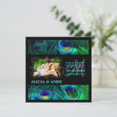 PixDezines pauw/diy evenementen+achtergrond Save The Date (Staand voorkant)