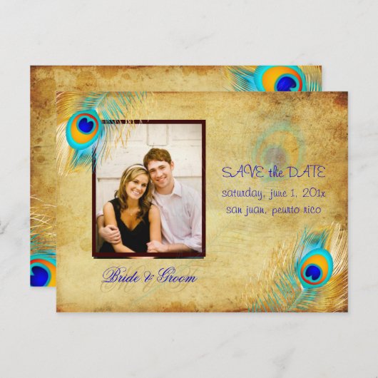 PixDezines pauw/doe-het-zelf evenement Aankondigingskaart (Voorkant / Achterkant)