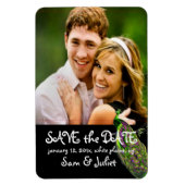 PixDezines pauw foto opslaan datum/DIY kleur + let Magneet (Verticaal)