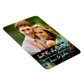 PixDezines pauw foto opslaan datum/DIY kleur + let Magneet (Rechterzijde)