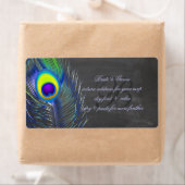 PixDezines pauw/krijtbord Etiket (Insitu)