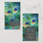 PixDezines Pauw veer Visitekaartje (Voorkant / Achterkant)