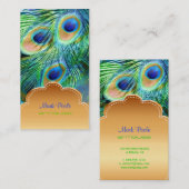 PixDezines Pauw veer Visitekaartje (Voorkant / Achterkant)