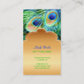 PixDezines Pauw veer Visitekaartje (Achterkant)