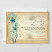 PixDezines pauw-veren/DIY-kleuren Kaart (Achterkant)