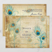 PixDezines  pauw-veren/DIY-kleuren Kaart (Voorkant / Achterkant)