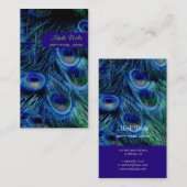 PixDezines pauw vether Visitekaartje (Voorkant / Achterkant)