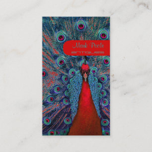 PixDezines pauw vether Visitekaartje