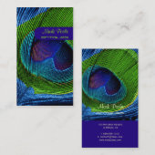 PixDezines pauw vether Visitekaartje (Voorkant / Achterkant)