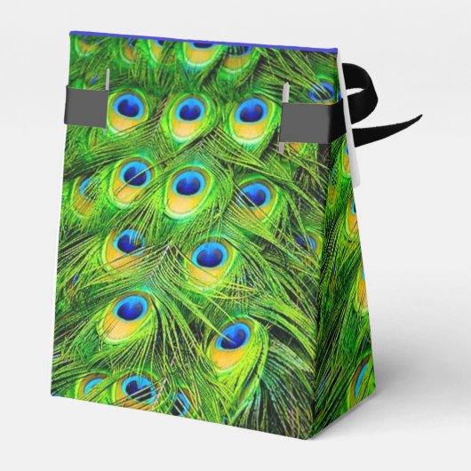 PixDezines pauwenveer Bedankdoosjes (Achterkant)