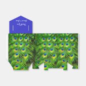 PixDezines pauwenveer Bedankdoosjes (Uitgevouwen)