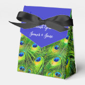 PixDezines pauwenveer Bedankdoosjes (Voorkant Zijde)