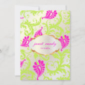 PixDezines pavo damask Kaart (Voorkant)