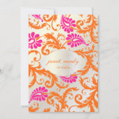 PixDezines pavo damask Kaart (Voorkant)