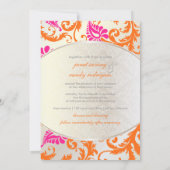 PixDezines pavo damask Kaart (Achterkant)