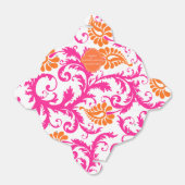 PixDezines pavo damast/DIY kleur Bedankdoosjes (Uitgevouwen)