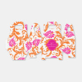 PixDezines pavo damast/DIY kleur Bedankdoosjes (Uitgevouwen)