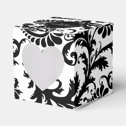 PixDezines pavo damast/DIY kleur Bedankdoosjes (Voorkant Zijde)