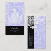 PixDezines pavo+witte kroonluchter/DIY achtergrond Visitekaartje