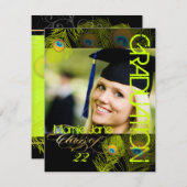 PixDezines Peacock, 2012 Graduation, diy backgroun Kaart (Voorkant / Achterkant)