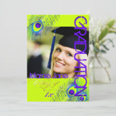 PixDezines Peacock, 2013 Afstuderen/dij achtergron Kaart (Staand voorkant)