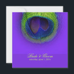PixDezines Peacock Eye/diy Kaart<br><div class="desc">PixDezines psychedelic peace-veer in royal paars.com™ and PixDezines™ op zazzle.com</div>