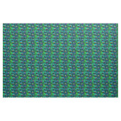 PixDezines Peacock Feather/Cobalt/Aqua Stof (Yard (91,4 cm))