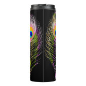 PixDezines Peacock Feather Thermosbeker (Achterkant)