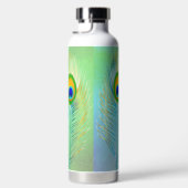 PixDezines Peacock Feather Waterfles (Rechts)