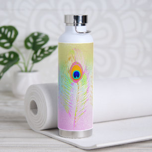 PixDezines Peacock Feather Waterfles