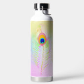 PixDezines Peacock Feather Waterfles (Links)