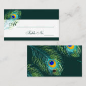 PixDezines Peacock Plumes/Plaatskaarten Plaatskaartje (Voorkant / Achterkant)